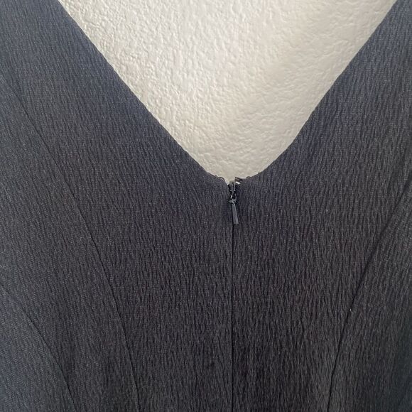 Zimmerman V Neck Black Mini Dress - Picture 8 of 8